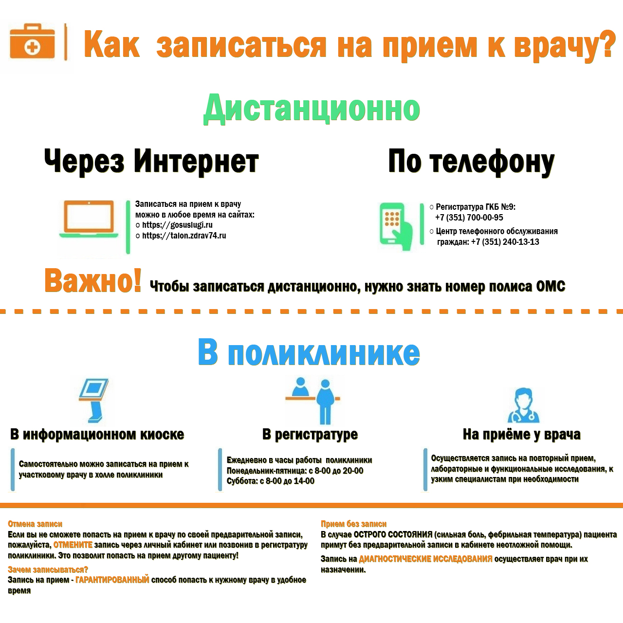 Как записаться на прием к врачу